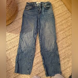 Reformation Val 90s midrise jeans - hemmed for 5’4 height